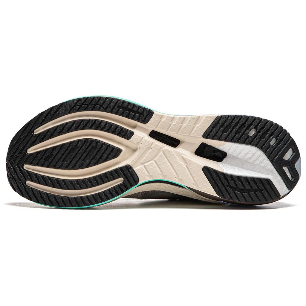 New LINING Furious Rider 7.0 V2 Running Shoes Men's Low Top Rock White Gray/Tree Gray Brown ARZU003-13