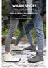 Men's and Women's Waterproof Non-Slip Outdoor Snow Boots with Thick Sole and Warm Velvet, Autumn/Winter Style