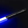 YDD Lightsaber with LED Metal Force Sound Rechargeable Sword Hilt and Blue Blade, Hilt, FX, Effects, Sensor, Light-Up (Black Blade)