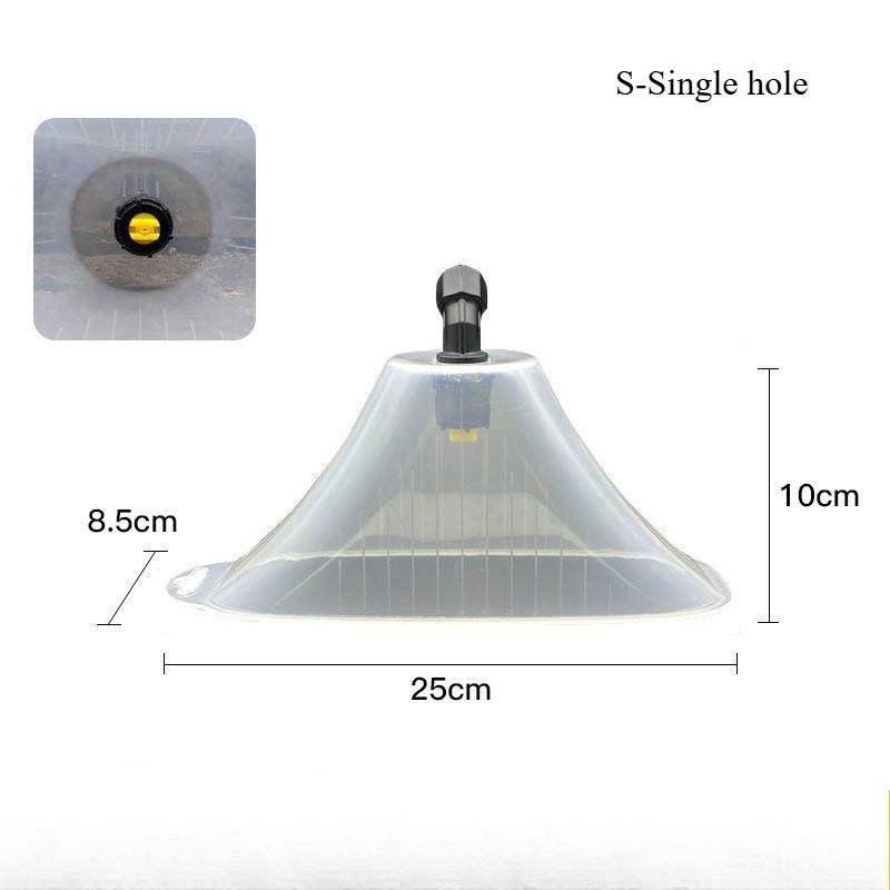 

Ветрозащитная распылительная насадка Ветрозащитный экран Прозрачный мощный распылитель Ветрозащитная крышка Кукурузное поле S-Single hole