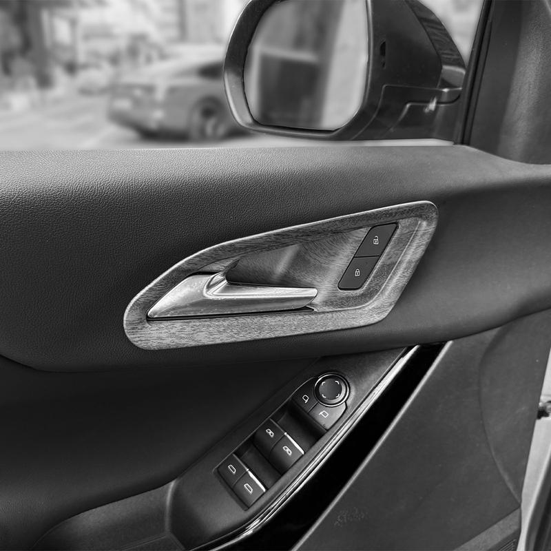 4PCS Red Inner Door Handle Bowl Frame Cover Trim For Chevrolet Equinox LS 2025 2026 Automotive Interior Accessories LHD