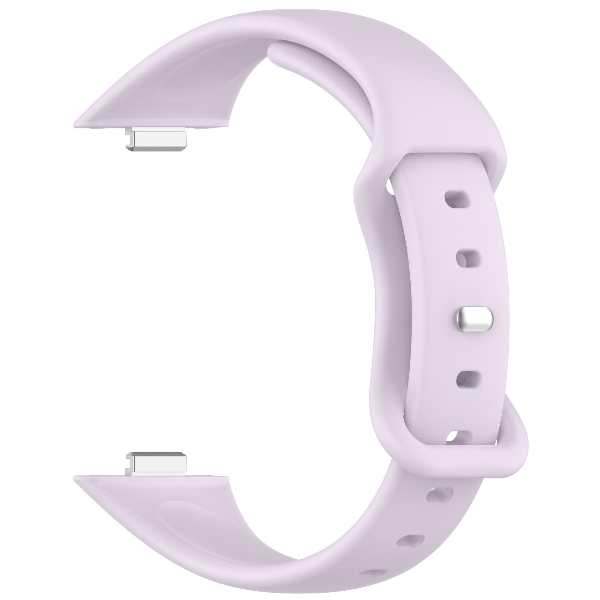 

Силиконовый ремешок для Huawei Watch Fit 4 3 4Pro Мягкий ТПУ браслет для замены браслета для HW fit4 fit3 Ремешок для смарт-часов correa For Huaiwe Fit4 фиолетовый