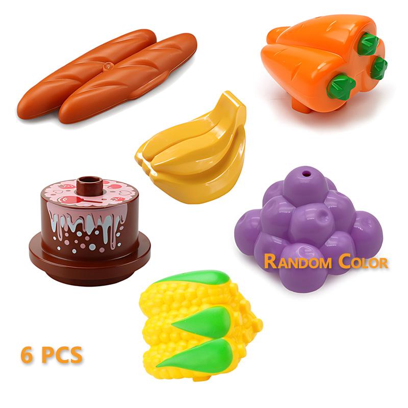 Duży Klockowy Mini Mebelki Domek do Zabawy Kompatybilne Akcesoria Duploed Części do Montażu Zabawki Dla Dzieci