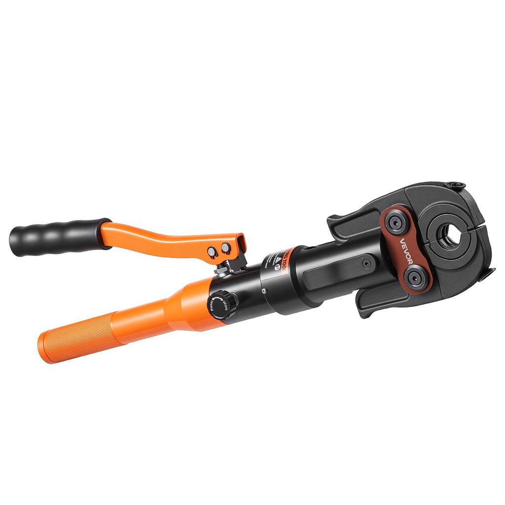 VEVOR Pipe Crimping Tool, Hydraulic Driven Press Tool with 5 Press Jaws, M12, M15, M18, M22