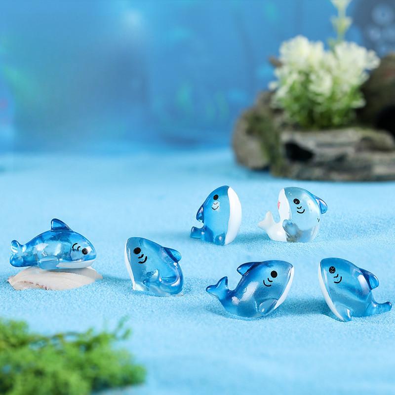 Cute Micro Landscape Shark Decoration Accessories Desktop Toy Doll Kids Gifts