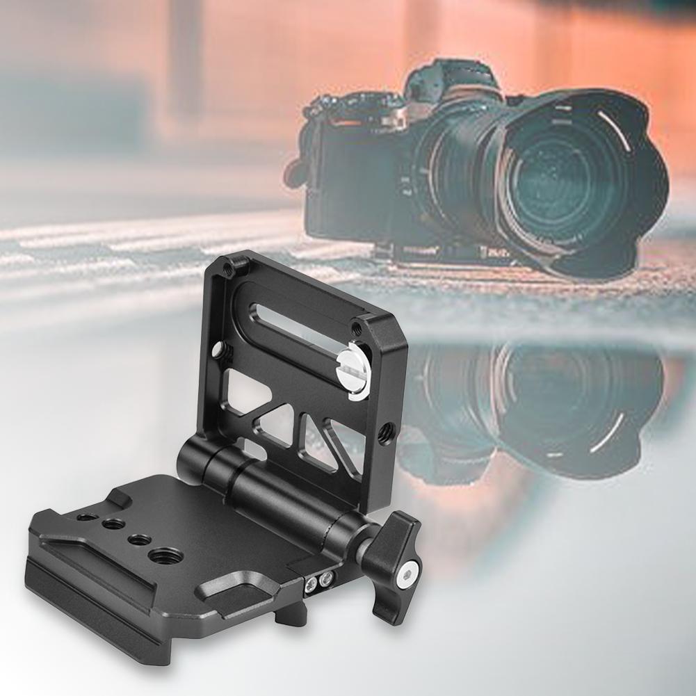 Aluminum Alloy Quick Release L Plate Folding Horizontal Vertical Shooting Board L-Shaped QR Baseplate for DJI Ronin SC2