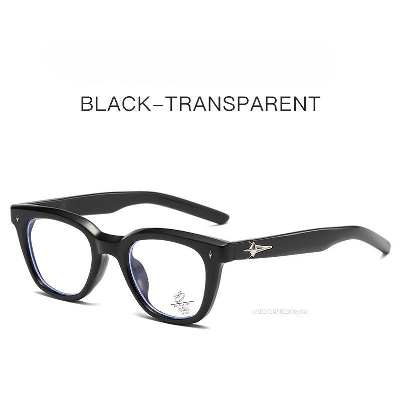 Campus Style Women Glasses Korean Style Anti Blue Light Woman Eyeglasses New Fashion High Quality Square Shape Men'S Glasses