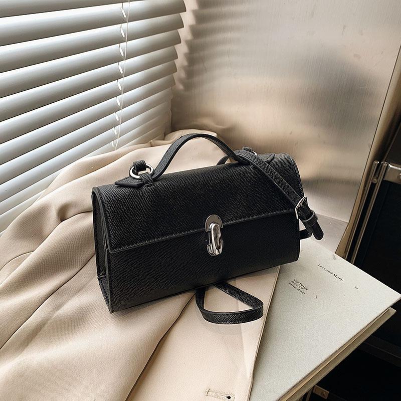 New Niche Design Popular Toothpick Pattern Small Square Bag Versatile Portable Shoulder Messenger Women's Bag
