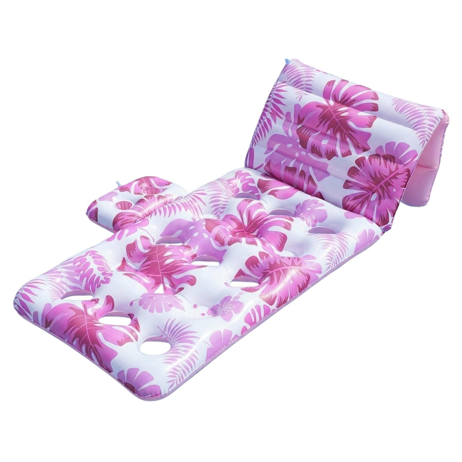 

Floating Beach Waterbed With Foldable Backrest, Inflatable Sofa, Cylindrical Chair One Size