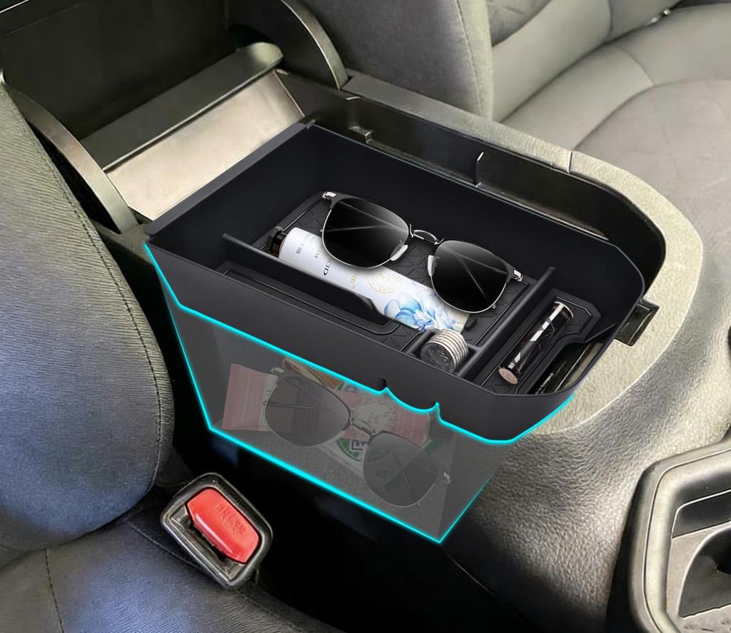 Toyota RAV4 50 Series Drive Armrest Tray Center Console Storage Box and Interior Accessories (2019-2025) Right-Hand + Set, Non-Slip, Waterproof,