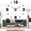 Nordic Minimalist Living Room 3D DIY Wall Clock - Large European & American Style