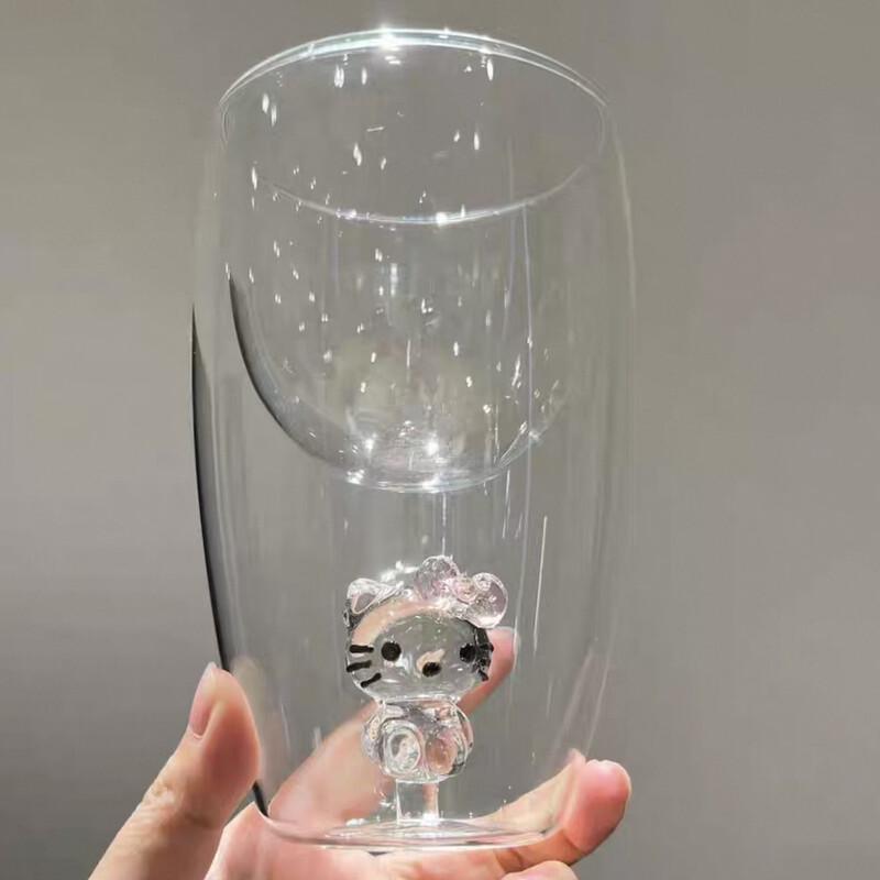 Shangqi Gilded Christmas Tree Double-Wall Glass Cup