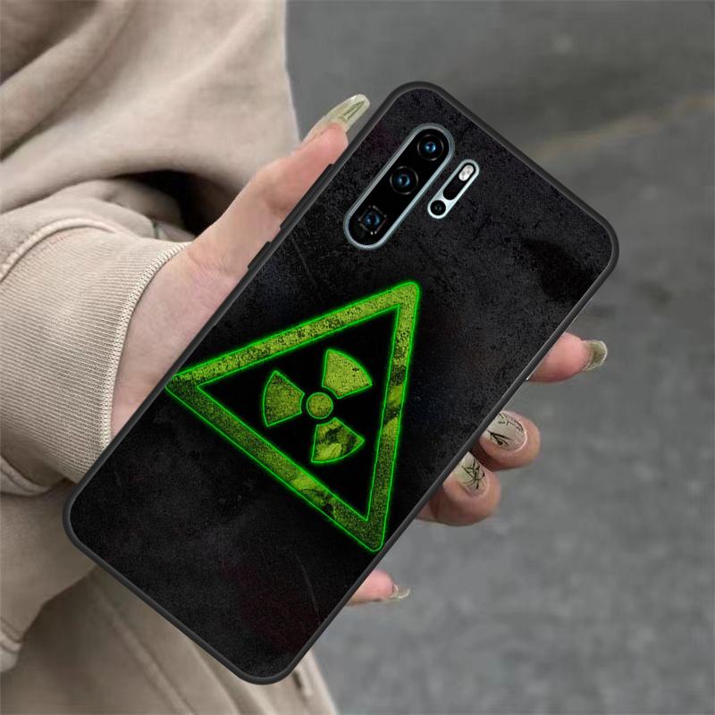 Nuclear Radiation Warning Sign Case For Huawei Nova 3i 7i 8i 11i Y60 Y70 Y90 Y61 Y91 10 9 SE 11 Pro P20 P40 P30 Lite Cover