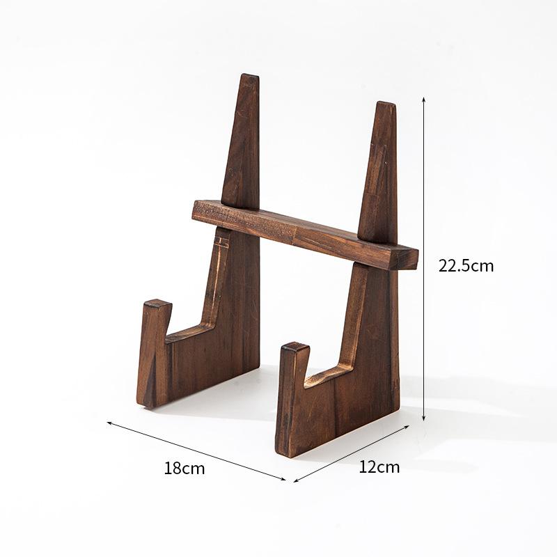 Wooden Cookbook Stand Flat Stand Base Kitchen Cookbook Stand Reading Stand Wooden Record Stand Resding Stand