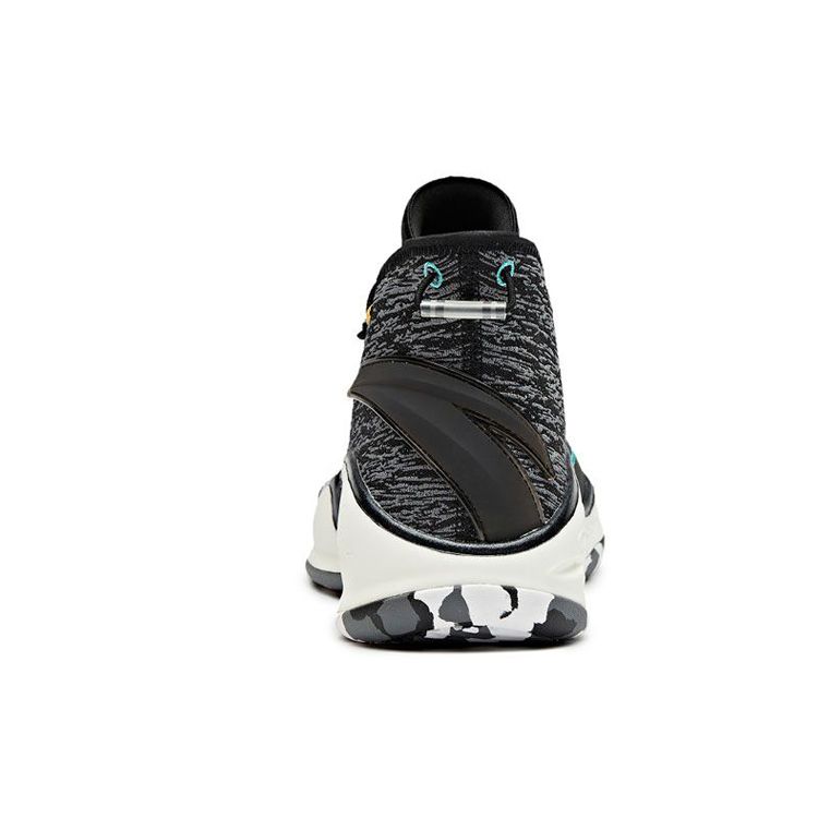 Anta Basketball Series KT-Yan Thompson Retro Basketball Shoes Men Sneakers Black Gray Yellow 112011601-3