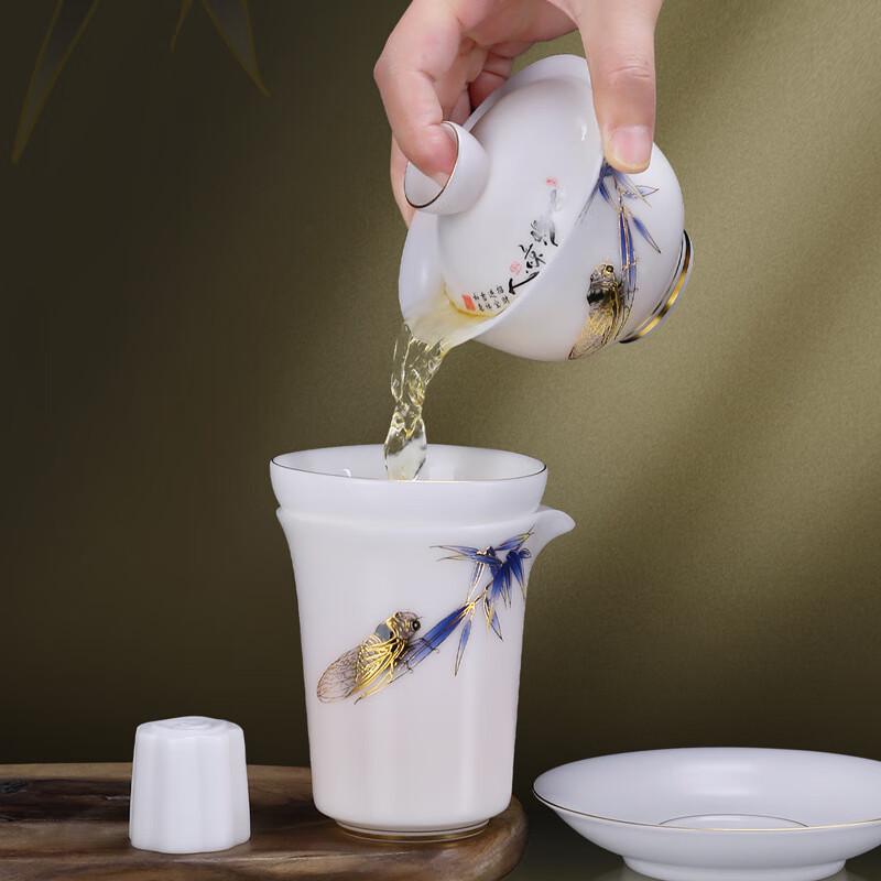 ChaXun Ice Jade Ceramic Tea Set