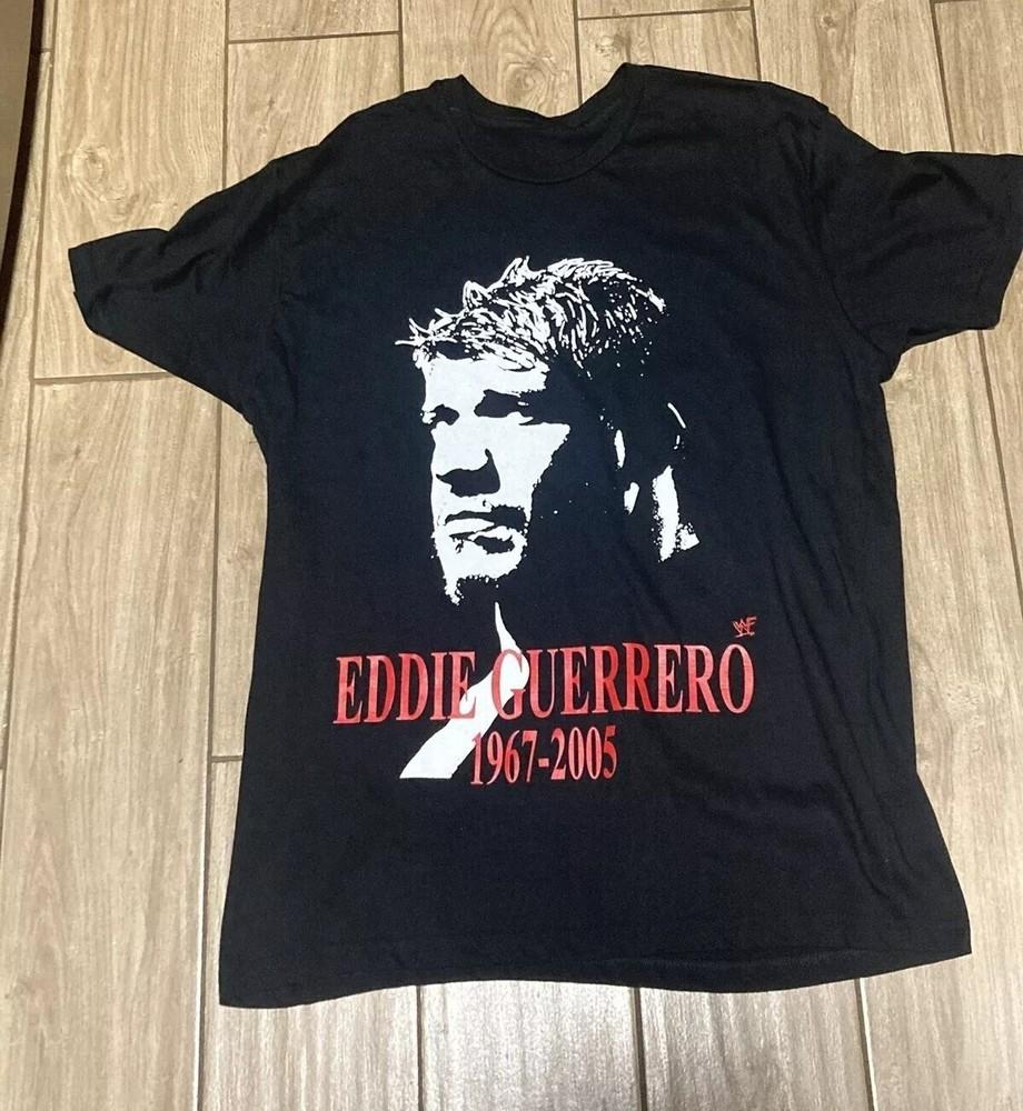 Vintage Wrestling Legend Tee; Eddie Tribute Graphic Shirt; Unisex Top S-5XL Unisex T-Shirt