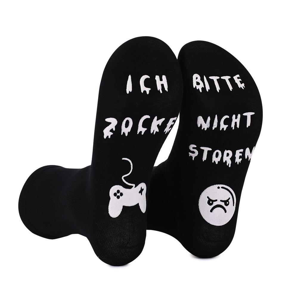 Leuchtende rutschfeste Gaming-Socken bis zur Wade - Outdoor-tauglich, Trendige Übergröße Bestseller für Europa und Amerika