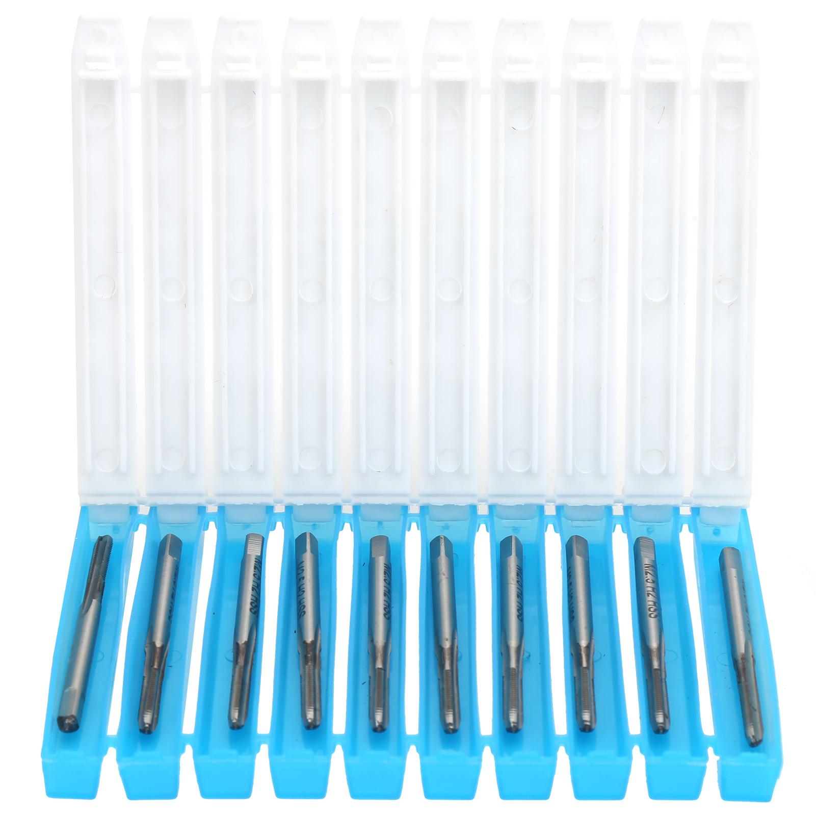 

10pcs HSS Thread Tap High Hardness Machine Tapping Thread Drill Bits M2.5 x 0.45 H2