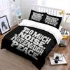 Bold "Too Much Noise". Bedding sets Duvet cover sets Duvet covers Pillowcases(1 * Duvet Cover 2 * Pillowcases, without duvet insert)