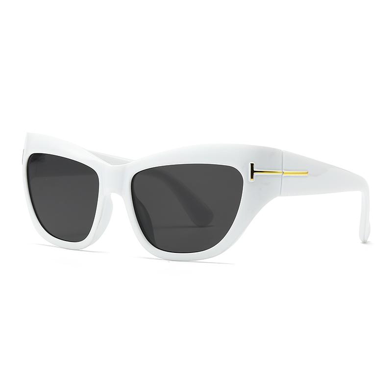 Foreign Trade  Modern Cat-Eye Sunglasses European And American Street Photography Ins Popular Model Square Sunglasses