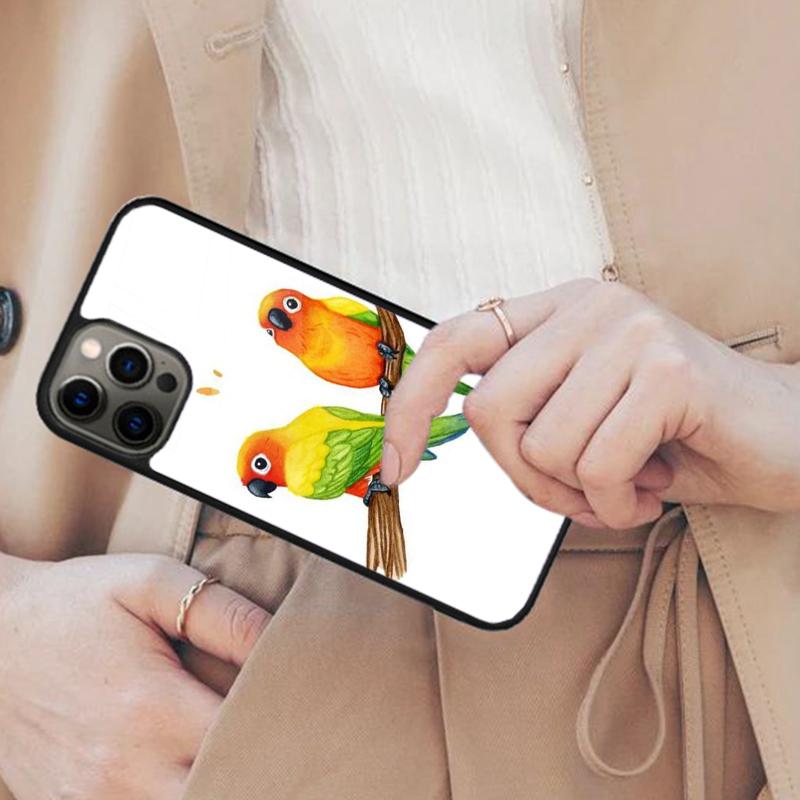 Bunte Vogel-Magnet-Handyhülle Für APPLE iPhone 17 Air 16 14 13 12 Pro Max 15 Plus Kabelloses Laden Mit MagSafe Abdeckung