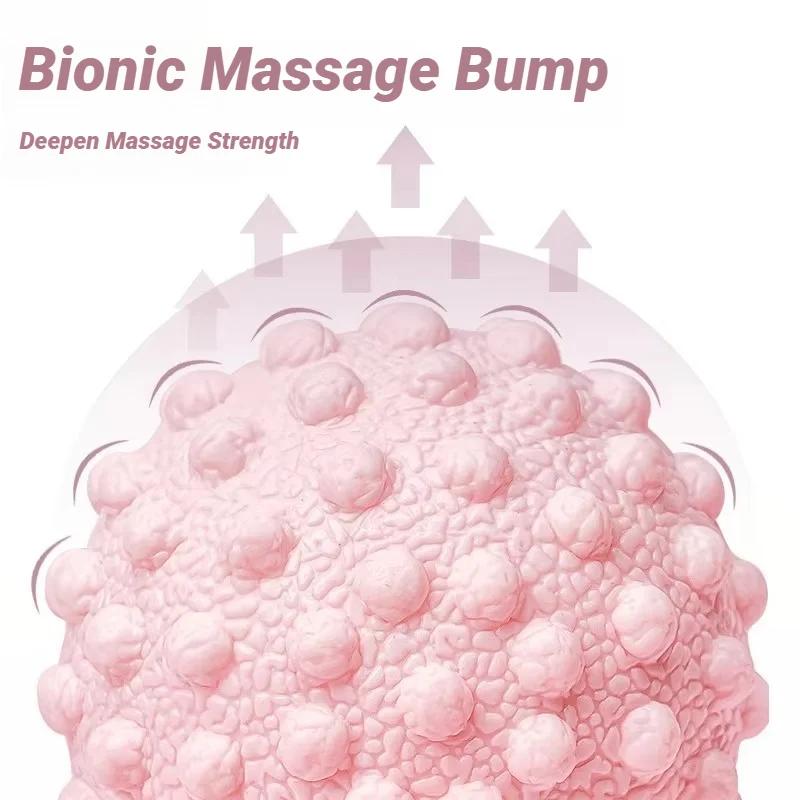 Der neue Faszienball mit erhöhten Noppen Massage TPR Haltungsmeister Yoga Taille und Rücken Fuß Nacken Membran Erdnusssohle Muskelentspannung