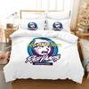 Gera MX Bedding Set Printed Bed Set With Pillowcase Bed Duvet Cover Soft Single Double Queen Super King Size Single Twin Bedroom