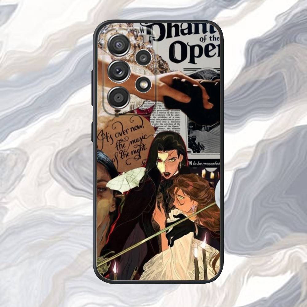 

The P-Phantoms Of the O-Opera Phone Case For Samsung S25,S24,S21,S22,S23,S30,Ultra,S20,Plus,Fe,Lite,Note,10,9,5G Black Cover Samsung S24ULTRA