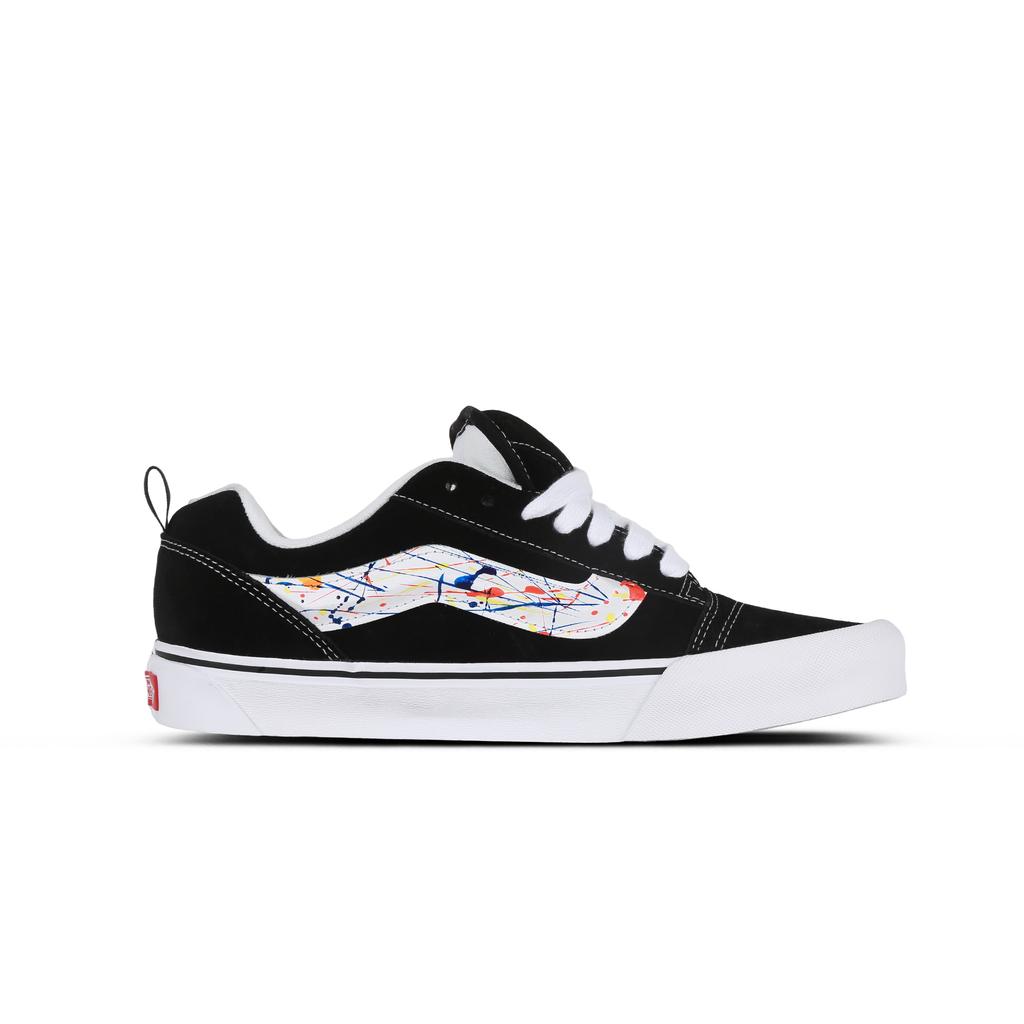 Vans Knu Skool Artist Coverage Abrasion Resistant Low top Skateboard Shoes Unisex Black White VN0009QC6BT1(Team368-)