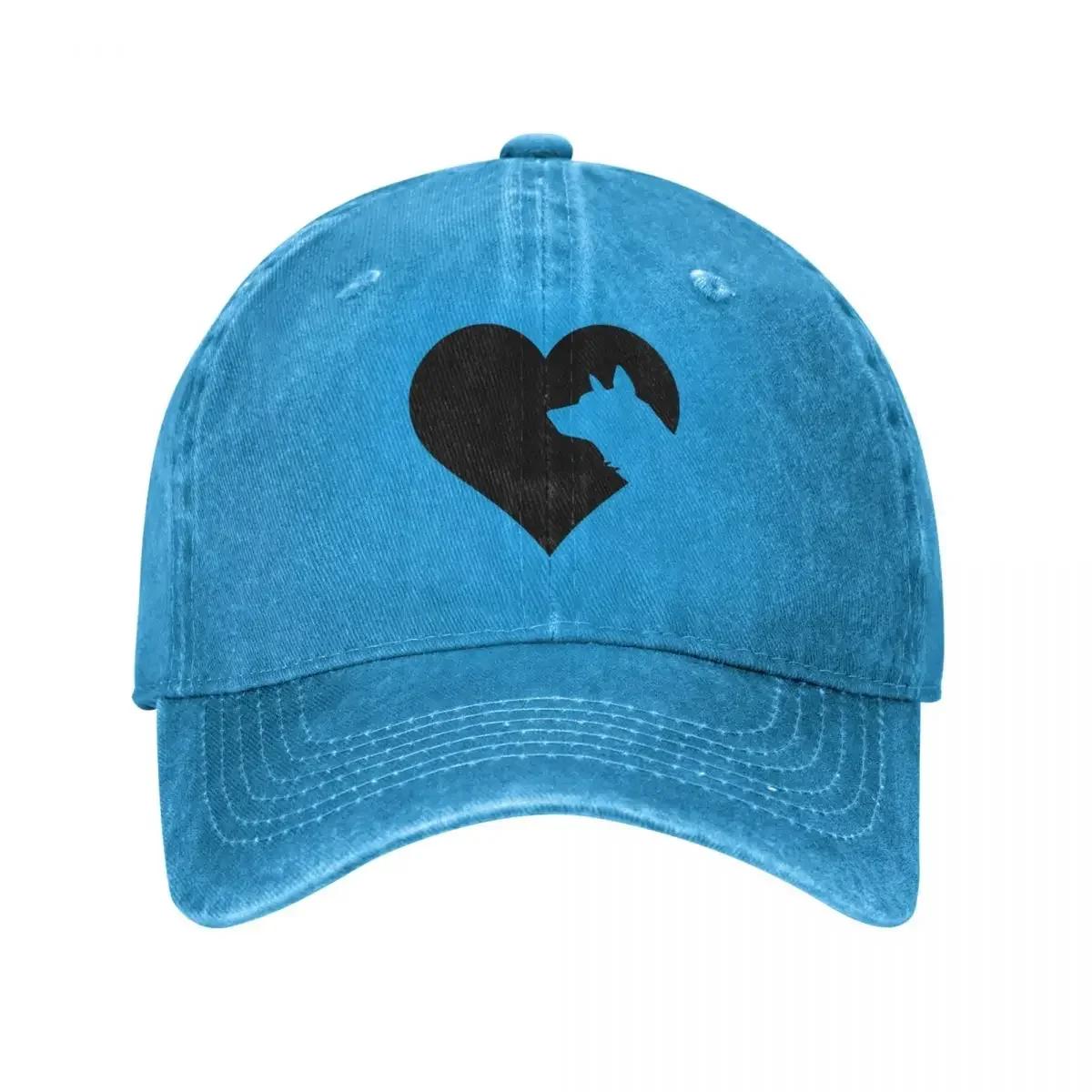

The Heart of the Australian Kelpie Lover Cowboy Hat Vintage Thermal Visor Brand Man Caps Women S Hat Men S Adjustable