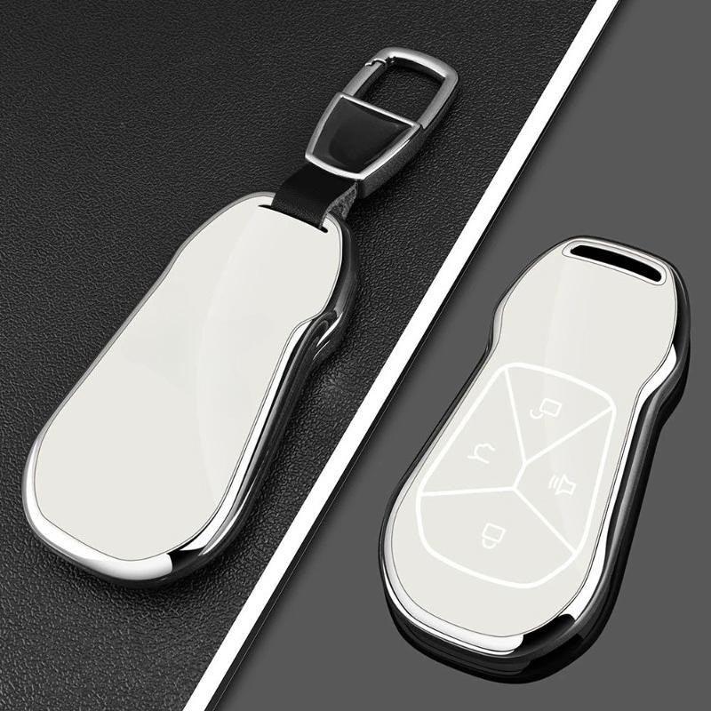 Car Key Case Bag For Xpeng Xiaopeng G6 G9 P7 G5 G3 Keychain Protective Cover Smart Remote Key Protection Shell
