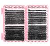 DIY False Eyelashes 32 Rows Eyelash Book 30p40p50p-640 Cluster Tool Set D Lash Book Pink Tool 640 Cluster Brush Tweezers Combination