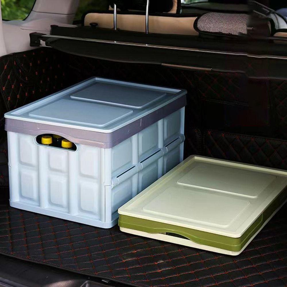 Large Capacity Foldable Storage Trunk Plastic Open Storage Box Car Storage Boxes  SUV Trunk Storage