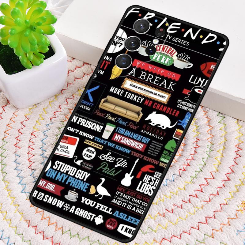 Friends TV Show soft Phone Case for Samsung Galaxy note 10 pro S26 Ultra S23 S24 FE S25 S21 S22 PLUS shockproof Cove
