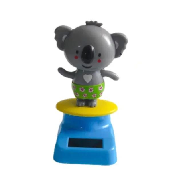 Hot New Solar Energy Car Interior Ornaments Animal Doll Figurine Sway Shake Model  Automotive Dashboard Decoration
