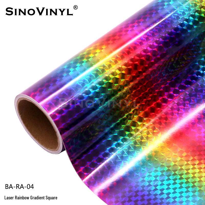 DIYCraft Rainbow Heart Gradient Car Decals - Dazzling Sticker for Vehicle Body