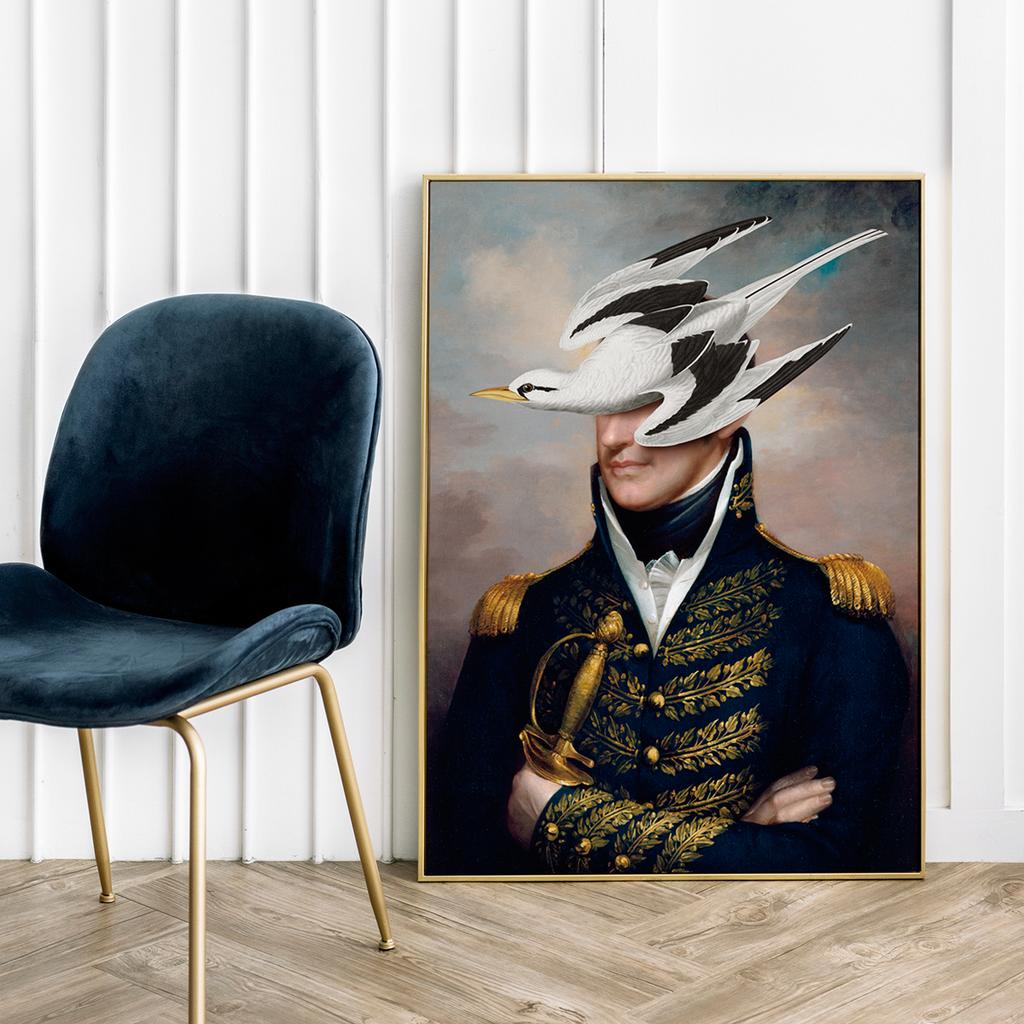 Pop Art Poster Portrait General Bird