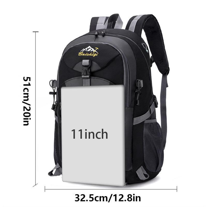Men Backpack Nylon Waterproof Men Casual Outdoor Travel Backpack Hiking Camping Mountaineering Backpack Sports Bag Women