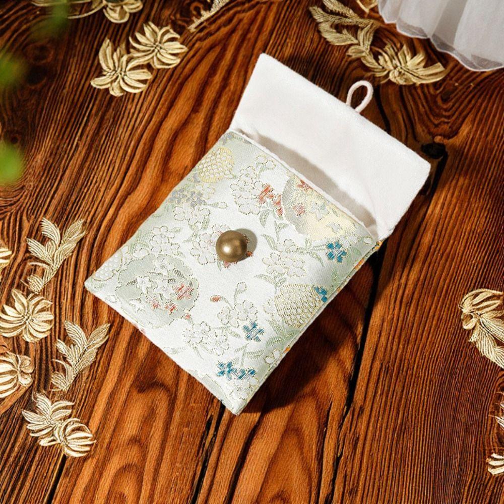 Rings Necklace Jewelry Packing Bag Chinese Style Jewelry Holder Earrings Storage Case  Vacation