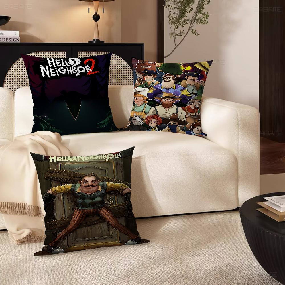 Game HELLO N-NEIGHBOR Pillow Gift Home Office Decoration Pillow Bedroom Sofa Car Cushion CoverPillow Case