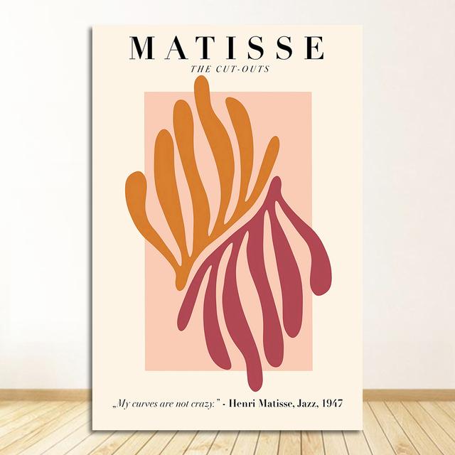 Abstract Nude Wall Art Canvas Painting Colorful Plant Picture For Living Room Nordic Home Decor Retro Matisse Poster And Prints