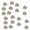 20 Pcs Large Filigree Hollow Out Heart Pendants DIY Craft