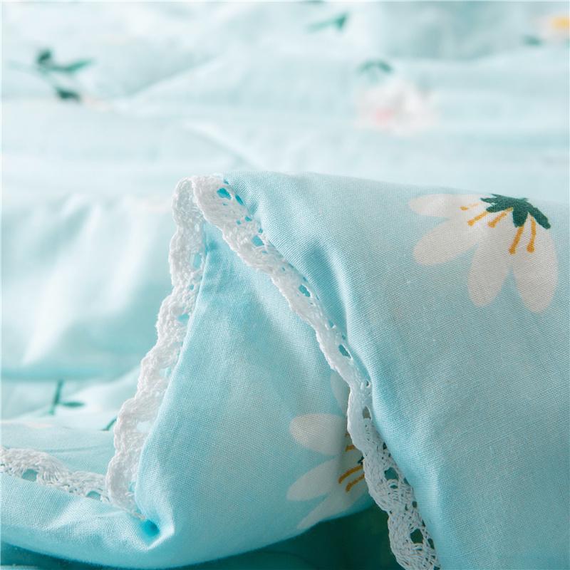 New Gauze Cotton Cool Summer Quilt 1pc Single Bed Double Bed Is Machine Washable, Light and Breathable