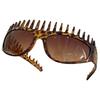 Leopard Print Sunglasses Headband Comb Shaped Women Hair Hoop Personalized Summer Sunglasses  Women
