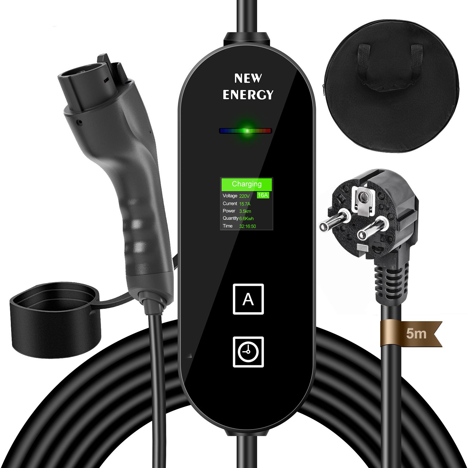 

J1772 US Тип 1 Зарядный пистолет - Портативное бытовое зарядное устройство для электромобилей на новой энергии