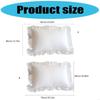 Y5JC Elegant Pillow Case Smooth Polyester Fabric Simple Care Decorative Sofa Bed Cover