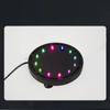 Aquarium Underwater Led Light Air Bubble Stone Colorful For Fish Tank Round Lamp