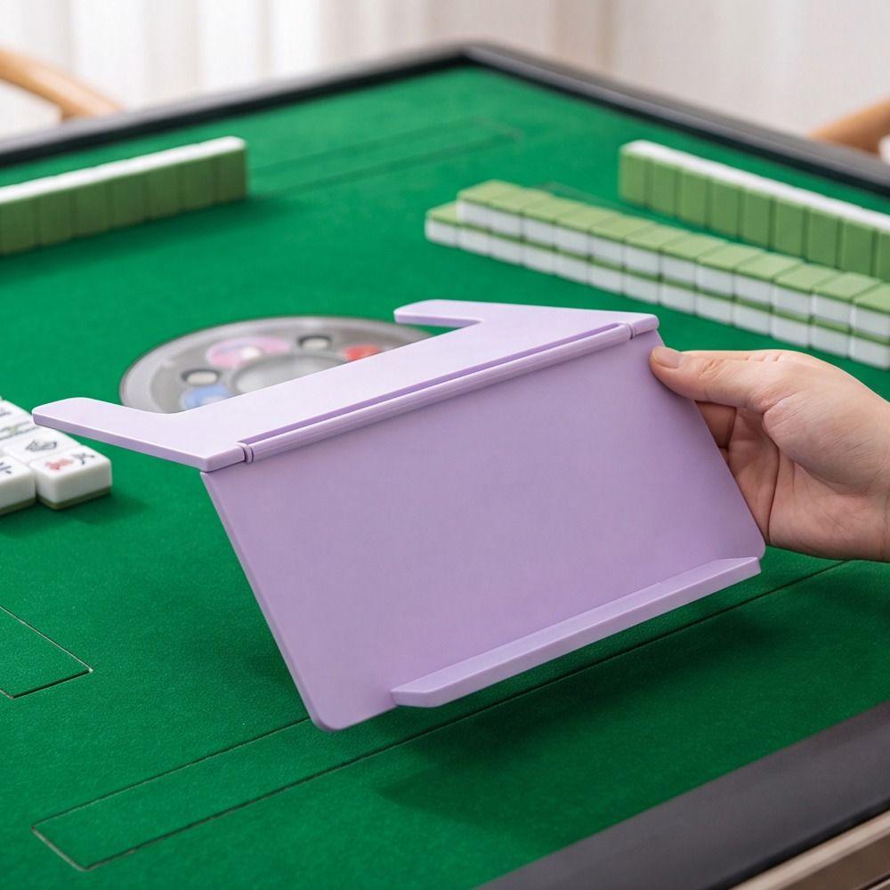 Clip-on Design Table Edge Rack Multicolor Playing Card Stand for Card Enthusiasts