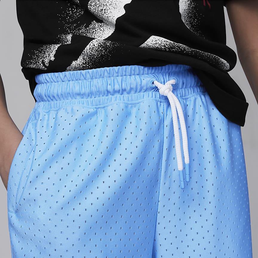 Jordan Contrast Breathable Lace-up Casual Sports Shorts Kids Bottoms Blue DR8097-412